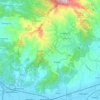 Kokap topographic map, elevation, terrain