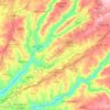 Carregal do Sal topographic map, elevation, terrain