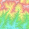 Machhapuchchhre topographic map, elevation, terrain