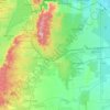 Pedanía Calera topographic map, elevation, terrain