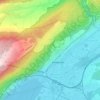 Evilard topographic map, elevation, terrain