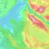 Aiguines topographic map, elevation, terrain