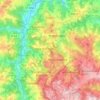 Guiglia topographic map, elevation, terrain