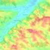 Schalkham topographic map, elevation, terrain