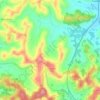 Cortanze topographic map, elevation, terrain