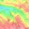 Franken topographic map, elevation, terrain