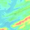 Daisy topographic map, elevation, terrain