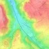 Wannweil topographic map, elevation, terrain