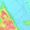 Fossa topographic map, elevation, terrain
