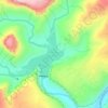 Shongweni Dam topographic map, elevation, terrain