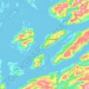 Nesna topographic map, elevation, terrain