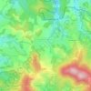 Oberflockenbach topographic map, elevation, terrain