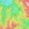 Fiumalbo topographic map, elevation, terrain