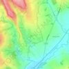 All Saints topographic map, elevation, terrain
