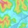 Palmdale topographic map, elevation, terrain