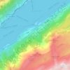 Iseltwald topographic map, elevation, terrain