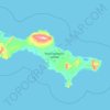 St. Lawrence Island topographic map, elevation, terrain