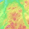 Saint-Marcellin topographic map, elevation, terrain