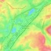Montceau-les-Mines topographic map, elevation, terrain