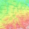 Mittelsachsen topographic map, elevation, terrain