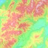 Оронгойское сельское поселение topographic map, elevation, terrain