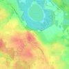 Озерецкое topographic map, elevation, terrain