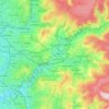 Charlesworth topographic map, elevation, terrain
