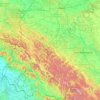 Букові праліси Карпат та інших регіонів Європи topographic map, elevation, terrain
