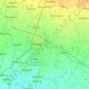 Janakpur topographic map, elevation, terrain