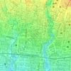 Jetis topographic map, elevation, terrain
