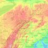 Pennsylvania topographic map, elevation, terrain