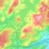 Landing topographic map, elevation, terrain