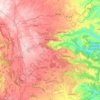 Bagnoregio topographic map, elevation, terrain