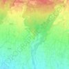 Brindaban topographic map, elevation, terrain