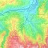 Scafa topographic map, elevation, terrain