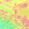 Bitlis topographic map, elevation, terrain