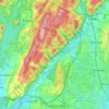 Ramapo Mountain State Forest topographic map, elevation, terrain