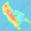 Zakynthos topographic map, elevation, terrain