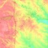 Cerro Gordo County topographic map, elevation, terrain