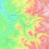 Rio Grande (Limari) topographic map, elevation, terrain