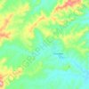 Kooralbyn topographic map, elevation, terrain
