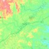 Escada topographic map, elevation, terrain