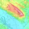 Arguedas topographic map, elevation, terrain