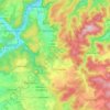 Frankenau topographic map, elevation, terrain