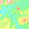 Aroeiras do Itaim topographic map, elevation, terrain