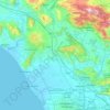 Caserta topographic map, elevation, terrain