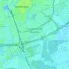 Coudekerque-Branche topographic map, elevation, terrain
