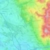 Hinwil topographic map, elevation, terrain