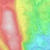 Belmont-Luthézieu topographic map, elevation, terrain