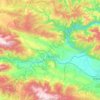 Taşova topographic map, elevation, terrain